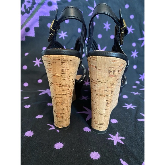 Slingback wedge sandals - Picture 3 of 7